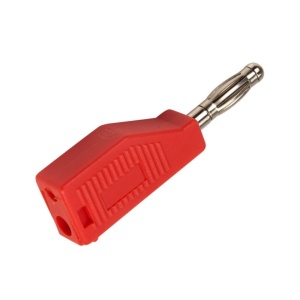 4mm Stackable Plugs - Standard - Red